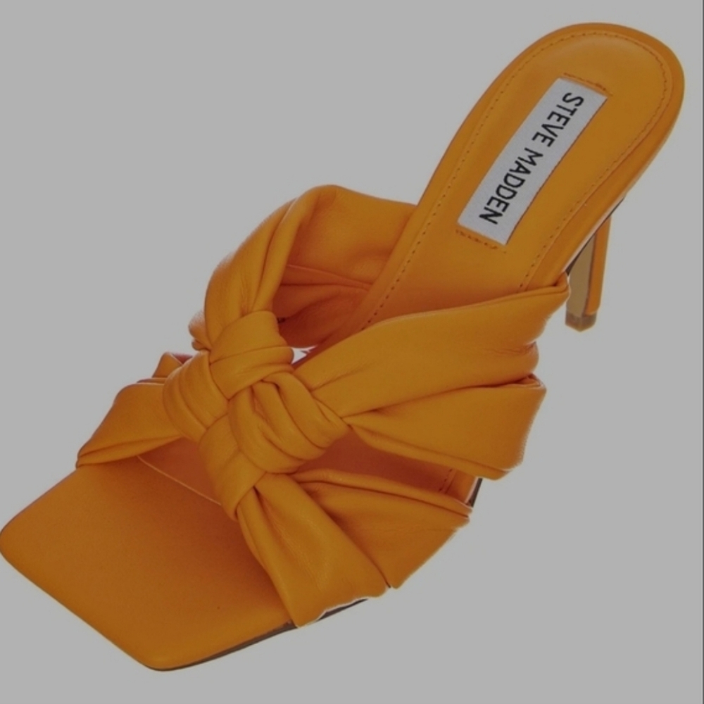 Steve Madden Bold Orange Heels